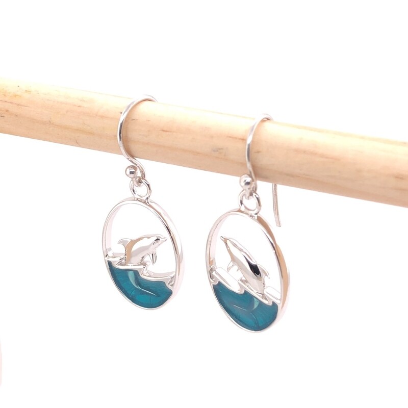 Leaping Dolphin Earrings