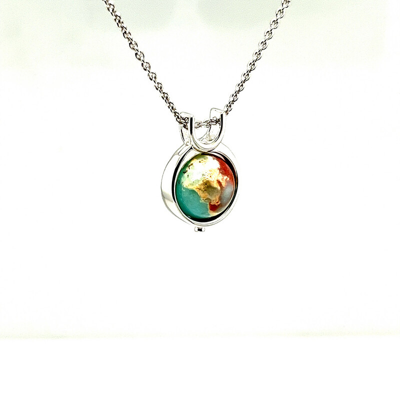 Impression Jasper Pendant