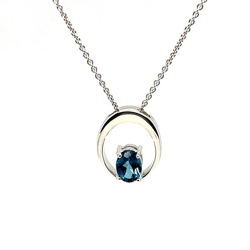 London Blue Topaz Pendant