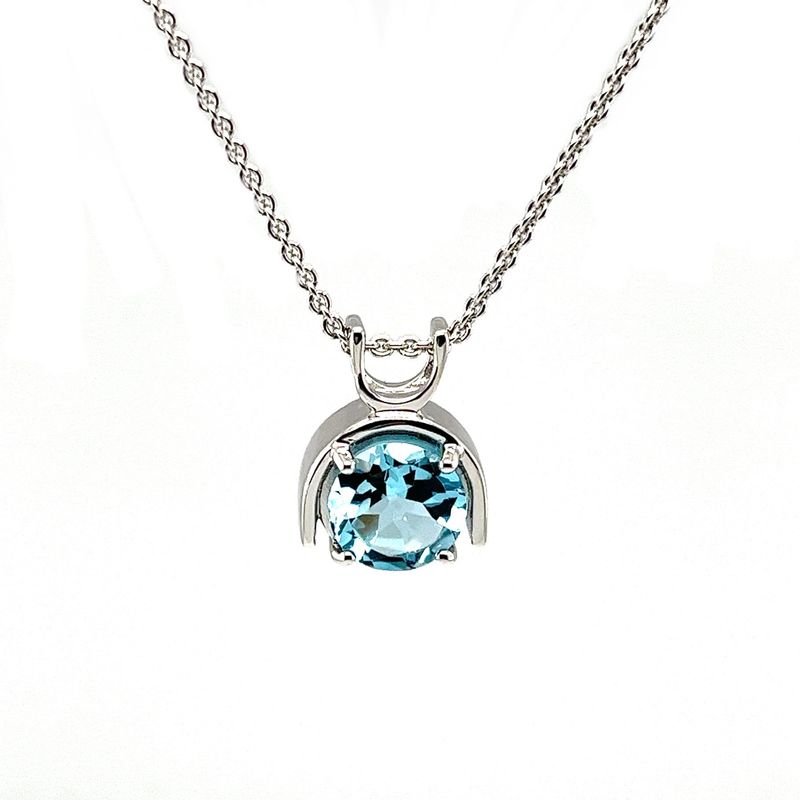 Sky Blue Topaz Pendant