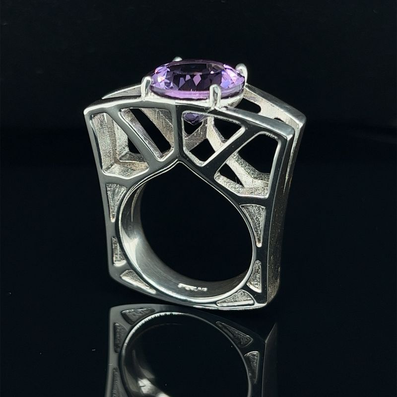 Amethyst Structure Ring.