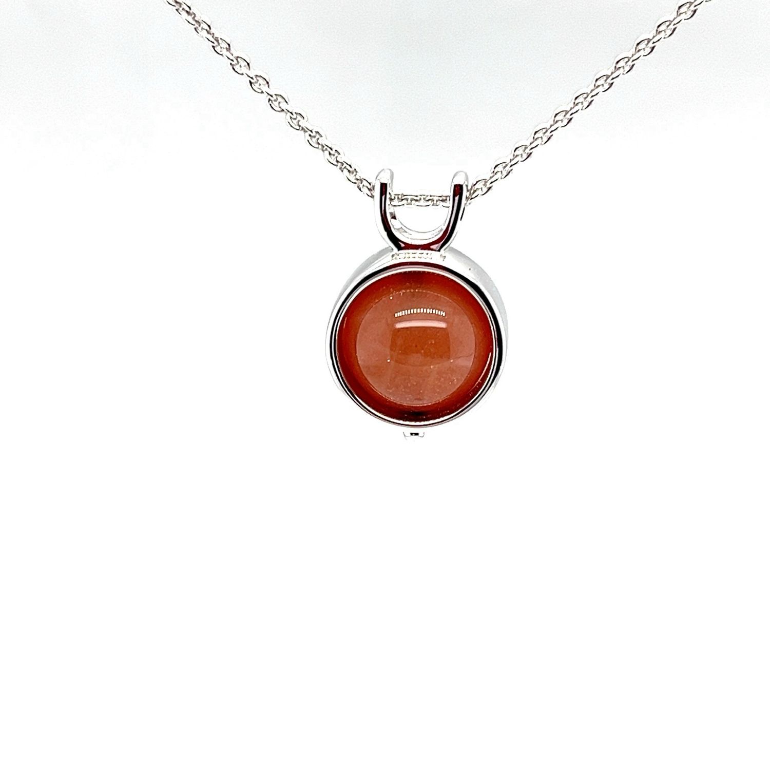 Peach Sunstone Pendant