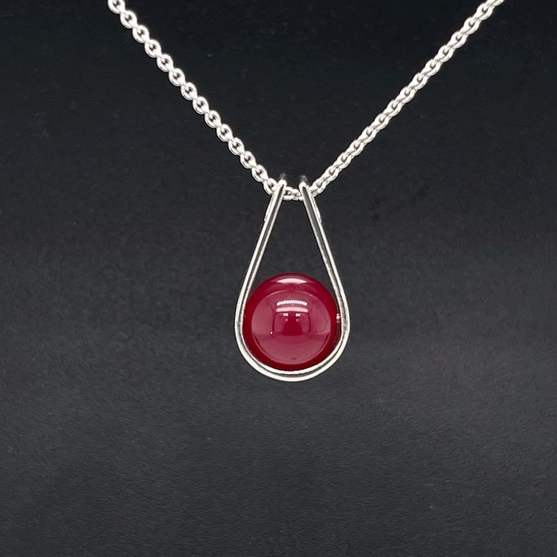 Ruby Teardrop Pendant