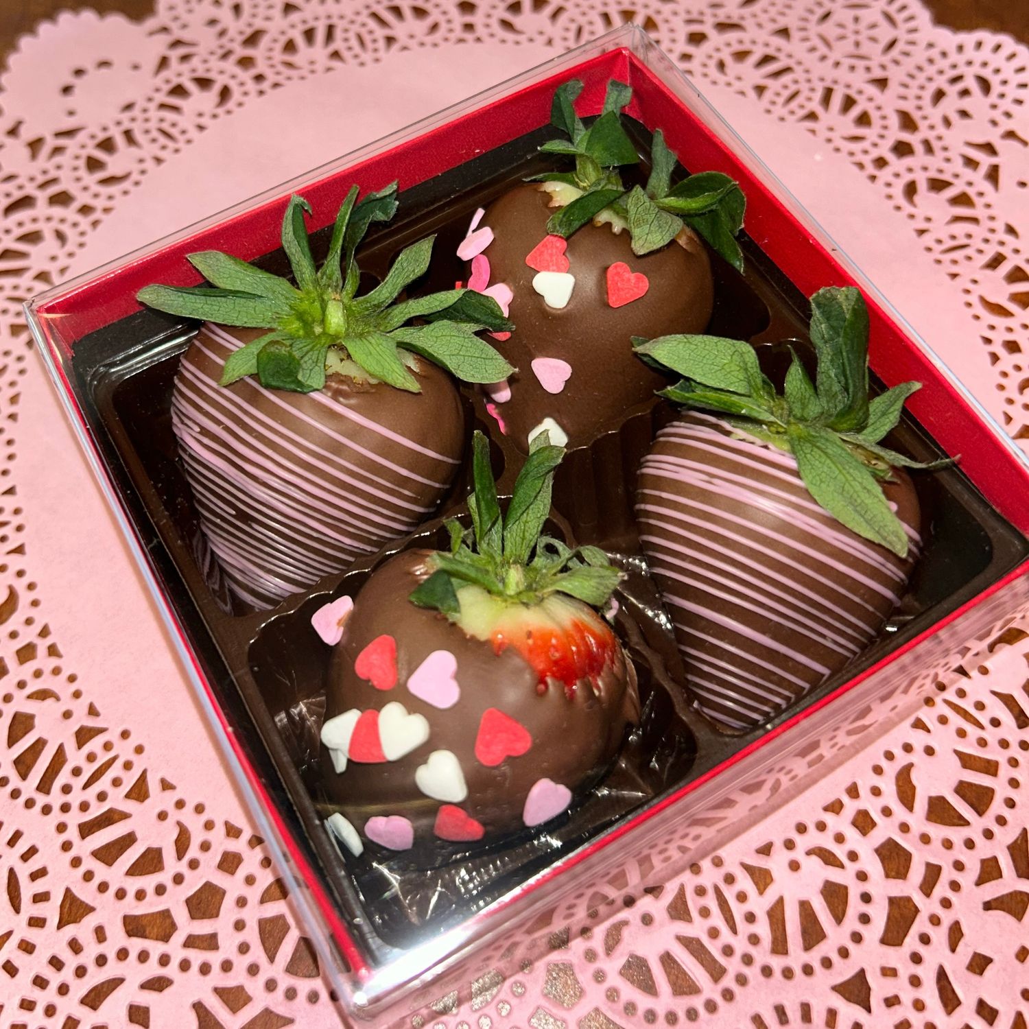 4 Piece Strawberries