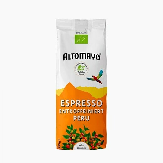 Espresso Entkoffeiniert gemahlen 250g