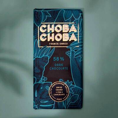 Choba Choba 58% DARK Schokolade 91g
