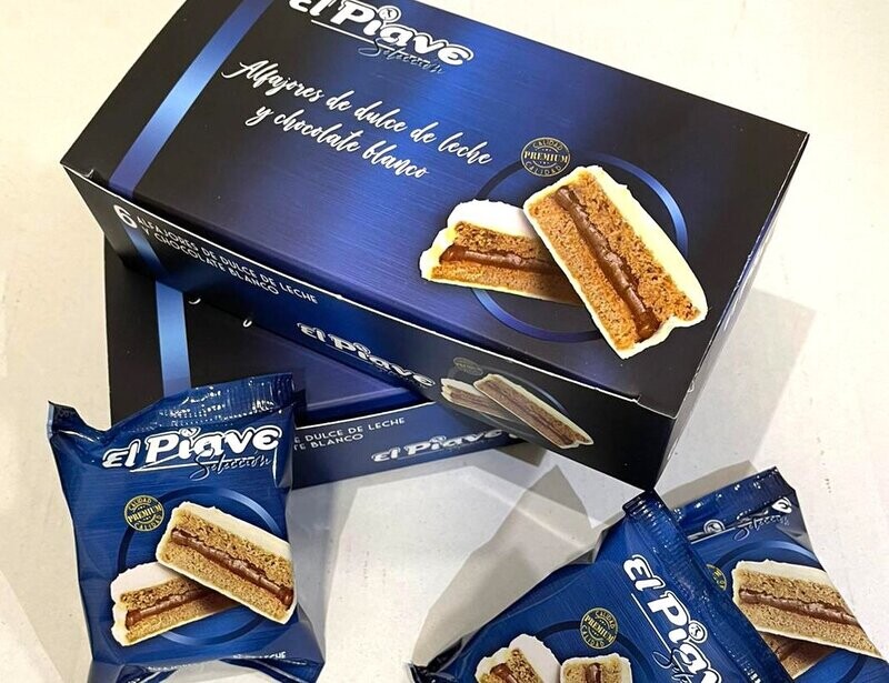 Alfajores de choco blanco
