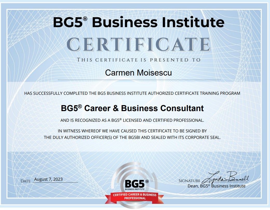 Human Design &amp; BG5™ - pentru direcție &amp; carieră