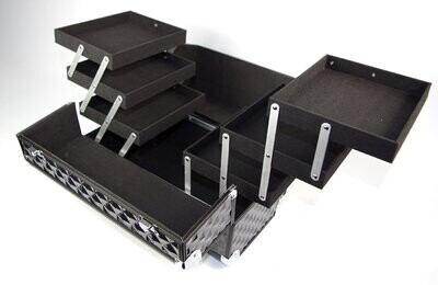Vanity Case / Makeup Box Heavy Duty Black