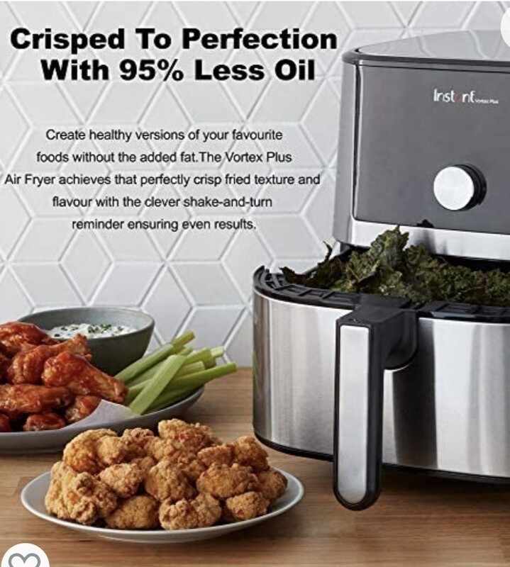 Instant pot freidora sin aceite negra