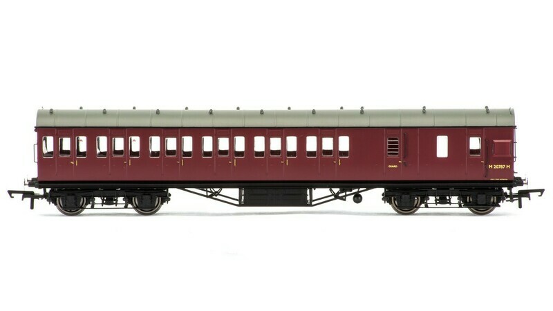 Hornby R4691 BR Non-Corridor 57' Third Class Brake Coach BR Maroon