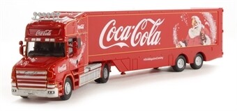 Oxford Diecast 76TCAB004CC Coca Cola T Cab Box Trailer