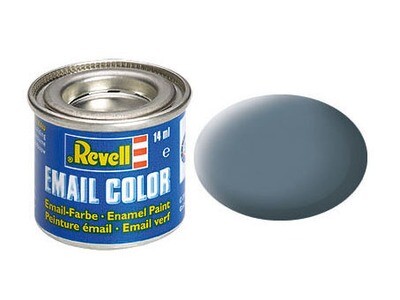 Revell Enamel Greyish Blue, Matt, 14ml, RAL 7031