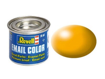 Revell Enamel Yellow, Silk, 14ml, RAL 1028