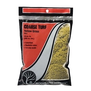 Woodland Scenics T61 Yellow Grass Coarse Turf (Bag)