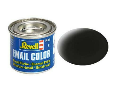 Revell Enamel Color, Black, Matt, 14ml, RAL 9011