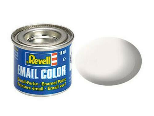 Revell Enamel Color, White, Matt, 14ml, RAL 9001