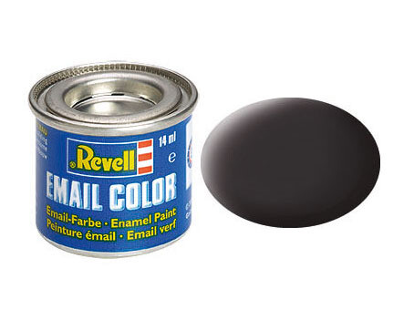 Revell Enamel Color, Tar Black, Matt, 14ml, RAL 9021