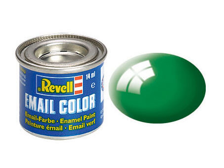 Revell Enamel Color, Emerald Green, Gloss, 14ml, RAL 6029