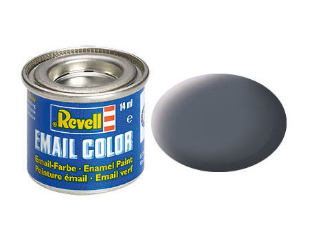 Revell Enamel Color, Tank Grey, Matt, 14ml, RAL 7024