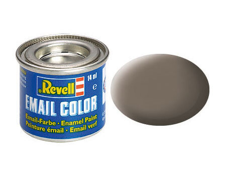 Revell Enamel Color, Earth Brown, Matt, 14ml, RAL 7006