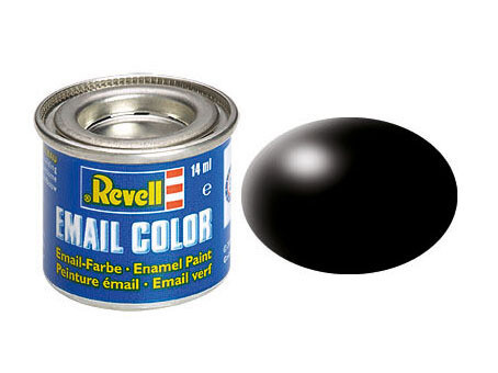 Revell Enamel Color, Black, Silk, 14ml, RAL 9005