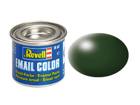 Revell Enamel Color, Dark Green, Silk, 14ml, RAL 6020
