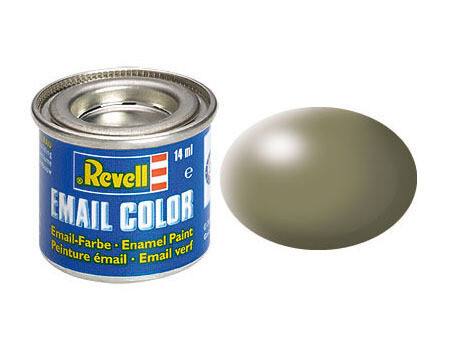 Revell Enamel Color, Greyish Green, Silk, 14ml, RAL 6013