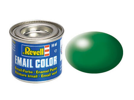 Revell Enamel Color, Leaf Green, Silk, 14ml, RAL 6001