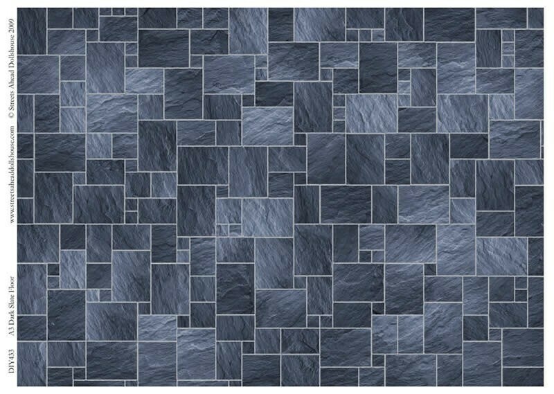 DARK SLATE FLOOR TILES