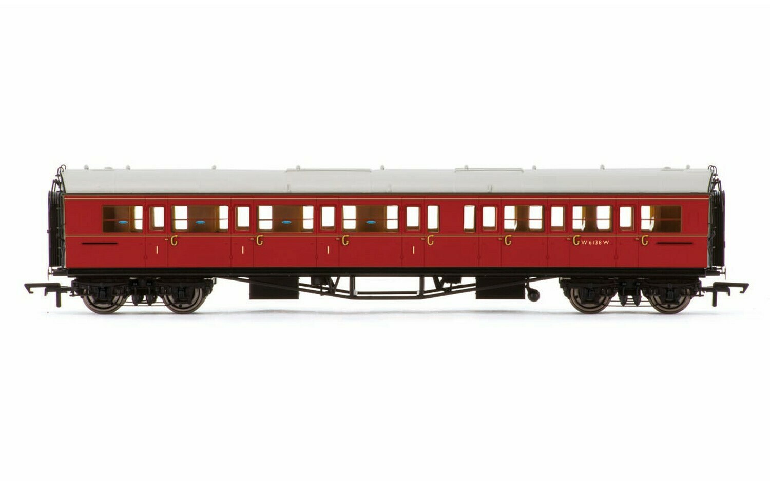 BR Collett Coach Corridor Composite LH, Maroon BR Collett Coach Corridor Composite LH, Maroon