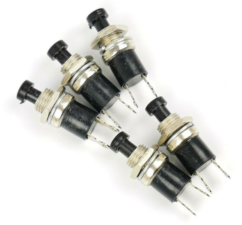 Gaugemaster GM513 Black Push to Make Switches (5)