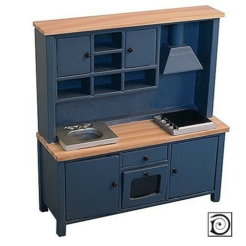 ALL IN ONE KITCHEN SYSTEM BLUE/PINE