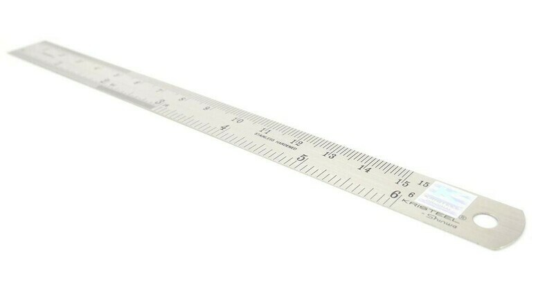 Gaugemaster Flexible Steel Rule 150mm