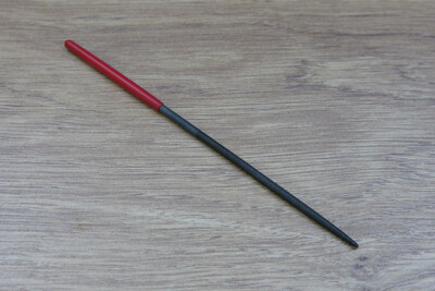 Expo Round Needle File with Red Handle