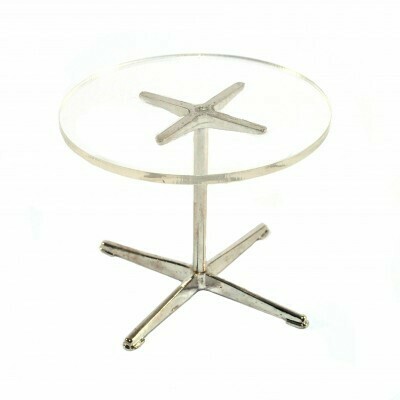 Modern Clear-Top Table