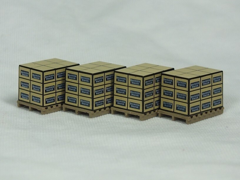 Oxford Diecast 76ACC007 Pallet Loads Reckitts Starch