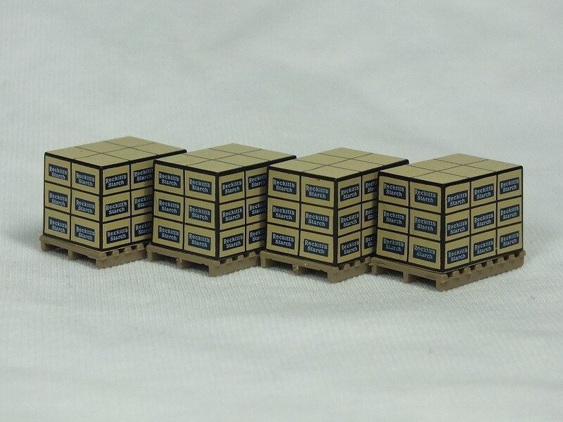 Oxford Diecast 76ACC007 Pallet Loads Reckitts Starch