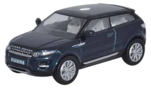 Oxford  Diecast 76RR003 Range Rover Evoque 2 Door Coupe Baltic Blue