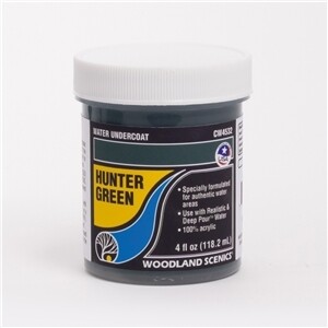 Woodland Scenics CW4532 Hunter Green Water Undercoat