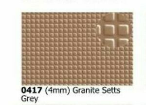 Plastikard 0417 4mm Granite Setts Grey