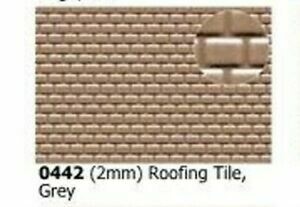 Plastikard 0442 2mm Roofing Tile Grey