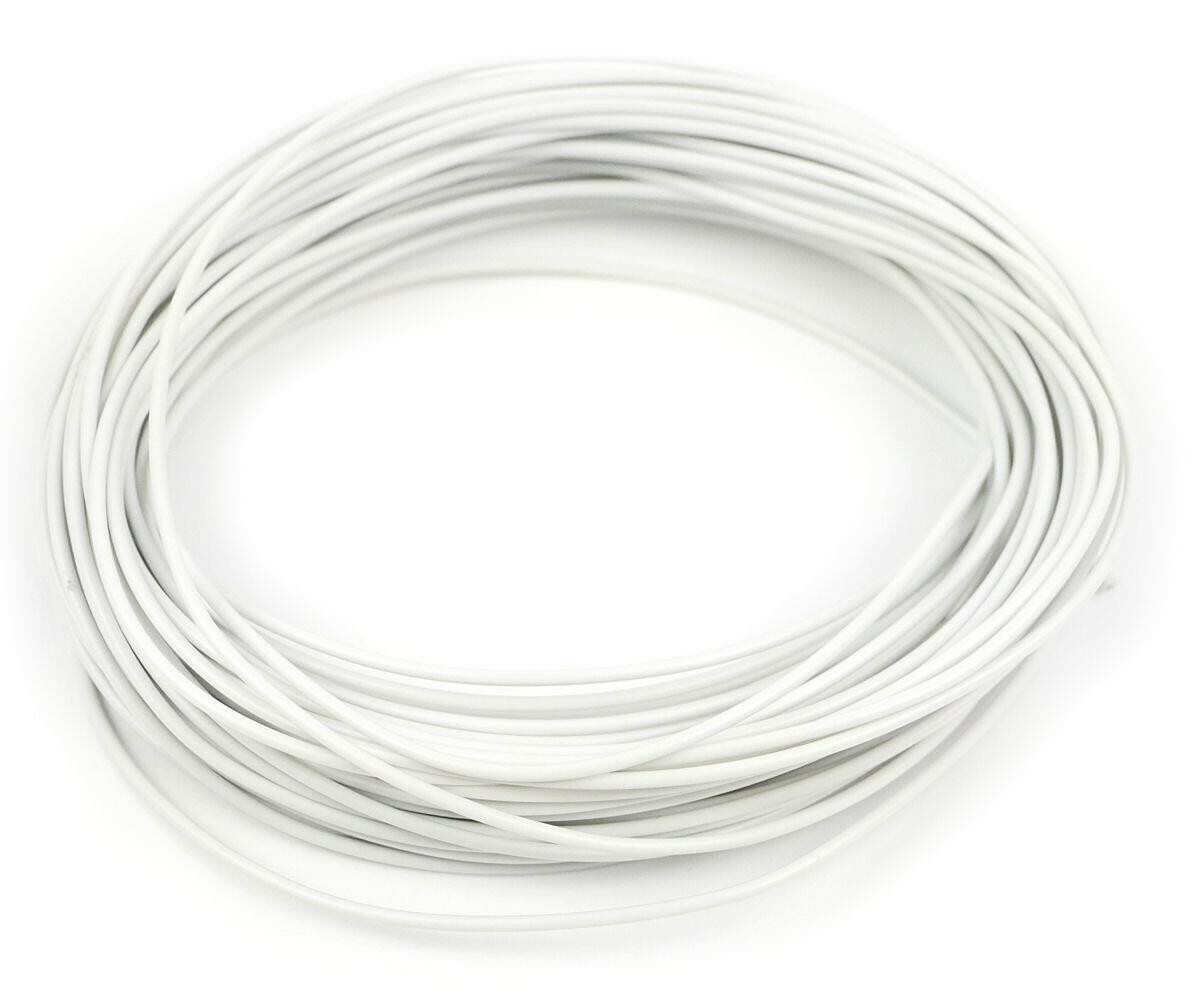 Gaugemaster GM11W White Wire (7x0.2mm) 10m