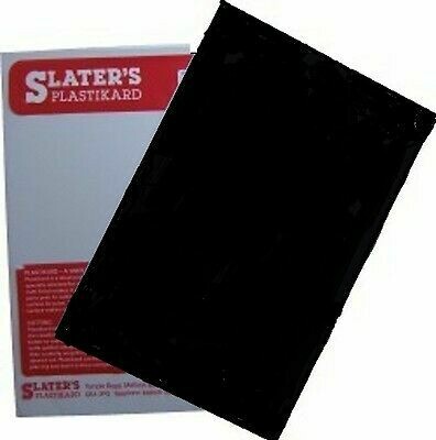 Plastikard 0130B 0.030" (0.75mm) x 330mm x 220mm [Black]