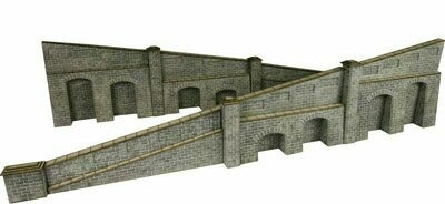 Metcalfe PO249 Tapered End Wall - Stone Kit
