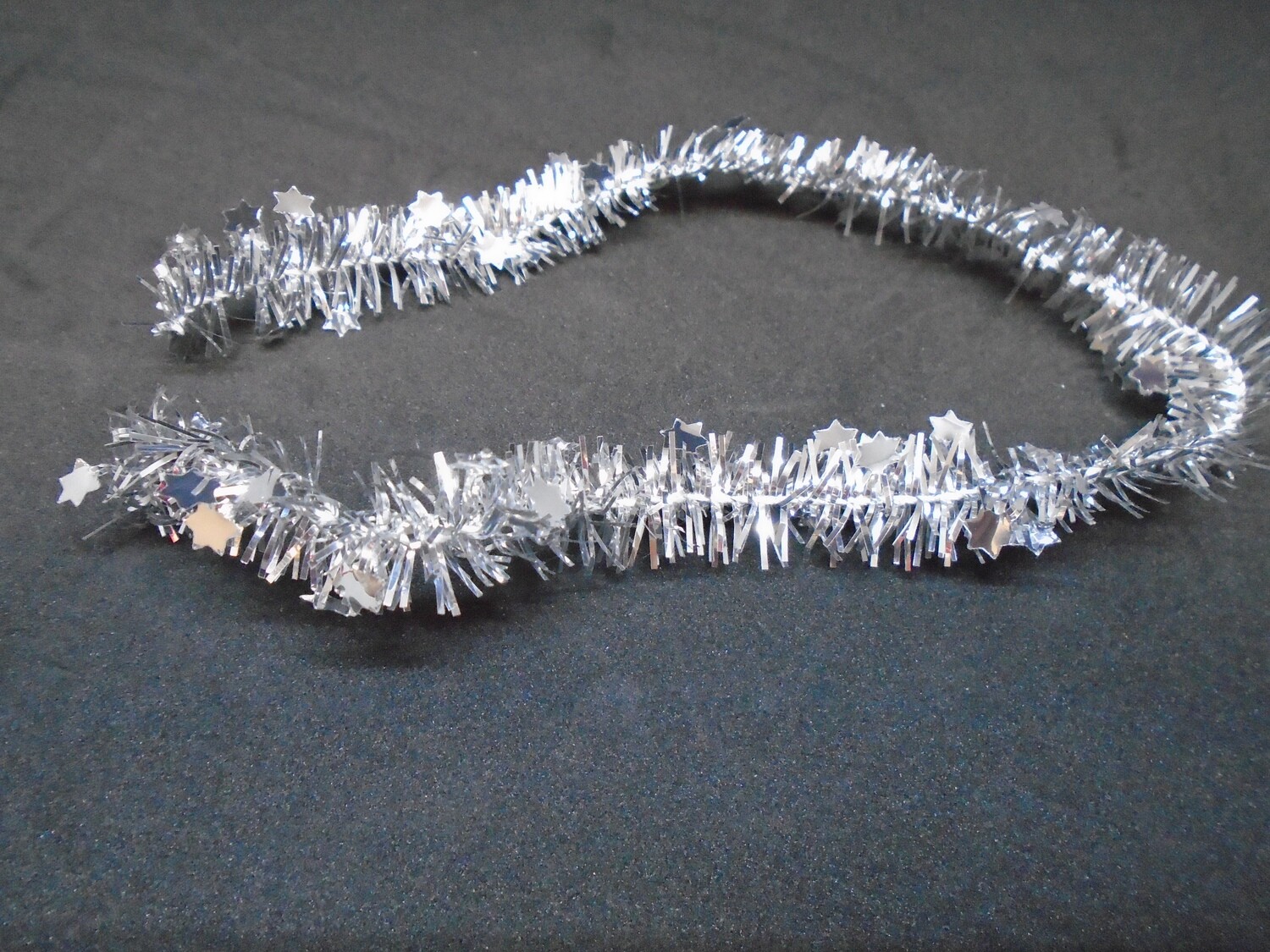 CHRISTMAS GARLAND IN SILVER