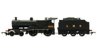 Hornby R3276 RailRoad, LMS, Class 4P Compound with Fowler Tender, 4-4-0, 1072 - Era 3