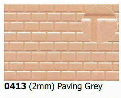Plastikard 0413 2mm Paving Grey