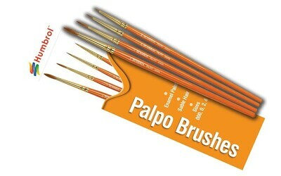 Humbrol Palpo Brush Pack - Size 000/0/2/4