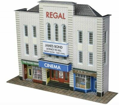 Metcalfe PN170 Low Relief Cinema and Two Shops Kit